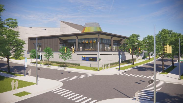 The New Piazza for the Secchia Institute for Culinary Education at GRCC